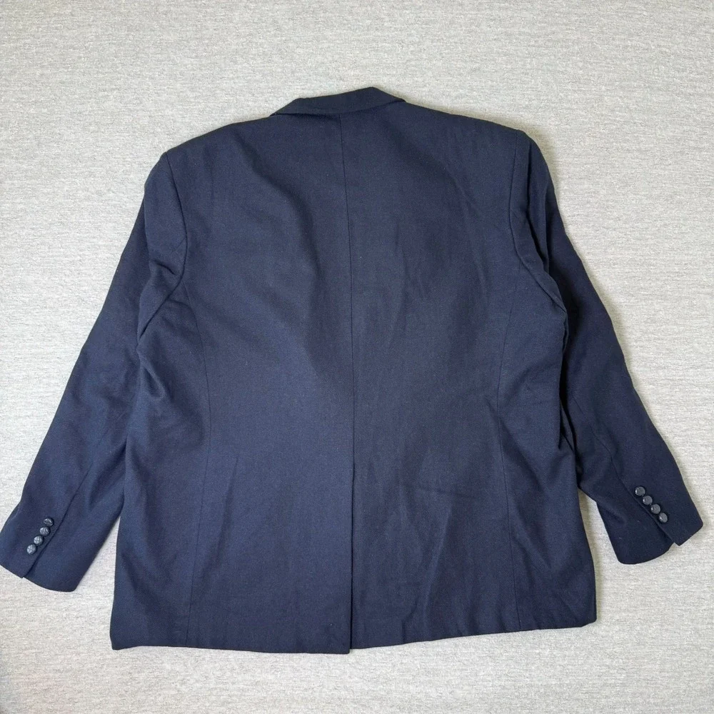 Vintage Joe Namath Men's Blazer Sport Coat 52 Blue Wool‎ Signature Collection